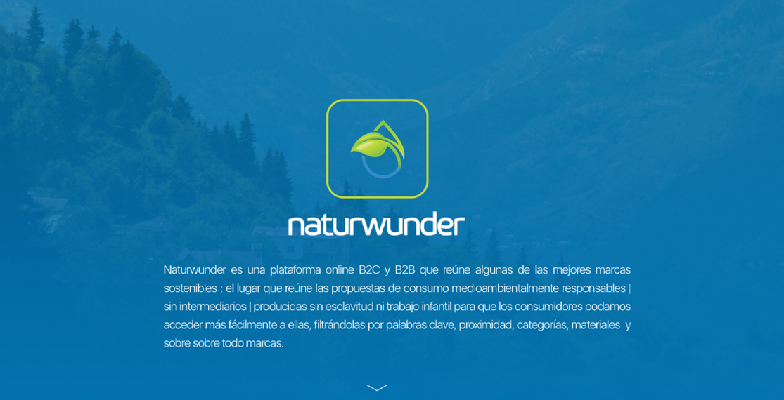 Identidad y propósito de Naturwunder sobre un paisaje natural